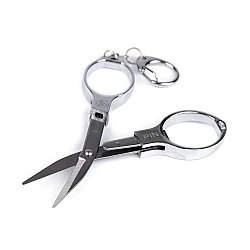 Folding scissers pin length 9.5 cm - Nickel (1 Piece)