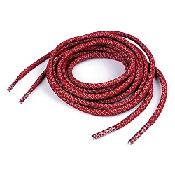 Reflective shoe laces length 130 cm - Red (10 Pieces)