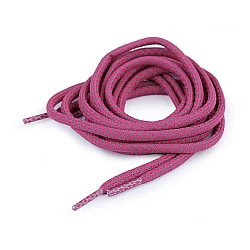 Reflective shoe laces length 130 cm - Pink (10 Pieces)