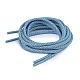 Reflective shoe laces length 130 cm - Very light grey (10 Pieces)