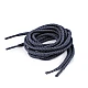 Reflective shoe laces length 130 cm - Very light grey (10 Pieces)