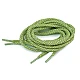 Reflective shoe laces length 130 cm - Very light grey (10 Pieces)