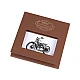Men's handkerchief in gift box - bike, car, motorbike - White (1 Piece)