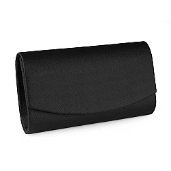 Clutch purse / evening bag - with lurex - Black (1 Piece)