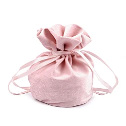 Velvet gift bag / pouch 14x16 cm - Powder (1 Piece)
