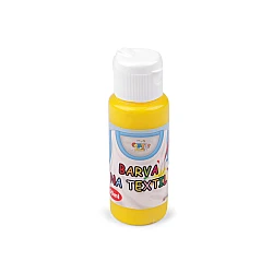 Fabric paint 60 ml - Yellow (1 Piece)