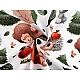 Cotton fabric / canvas forest animals - White (1 Meter)