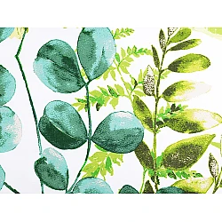 Cotton fabric / canvas - leaves - Green (1 Meter)
