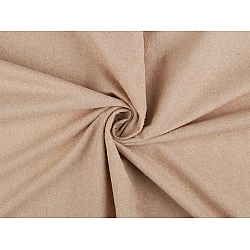 Cotton terry with an impermeable membrane, width 205 cm - Lightbeige (1 Meter)