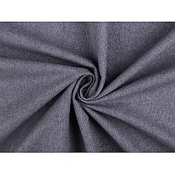Cotton terry with an impermeable membrane, width 205 cm - Grey (1 Meter)