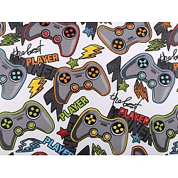 Cotton fabric / cloth, console - White (1 Meter)