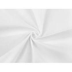 Cotton fabric / canvas, with polyester admixture, width 300 cm - White (1 Meter)