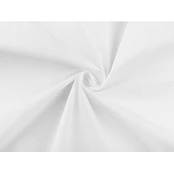 Cotton fabric / canvas, with polyester admixture - White (1 Meter)