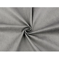 Imitation leather, back glued with thin felt - Lightgrey (1 Meter)