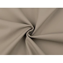 Extra soft decorative / clothing leatherette, back glued with fleece - Beige (1 Meter)
