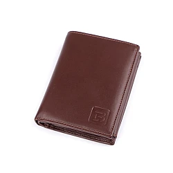 Men's leather wallet - Brown (1 Piece)