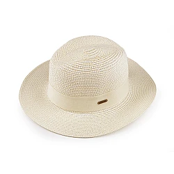 Summer hat / straw hat unisex - Natural light (1 Piece)