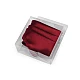 Satin pocket handkerchief in a box - Powder-salmon (1 Piece)