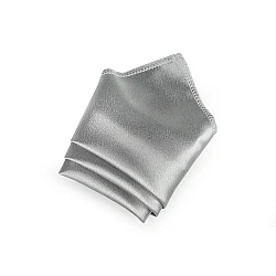 Satin pocket handkerchief in a box - Dove grey (1 Piece)