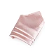 Satin pocket handkerchief in a box - Powder-salmon (1 Piece)
