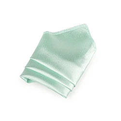 Satin pocket handkerchief in a box - Mint (1 Piece)