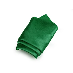 Satin pocket handkerchief in a box - Irish green (1 Piece)