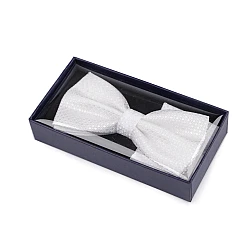 Bow tie and pocket handkerchief set - White (1 Box)