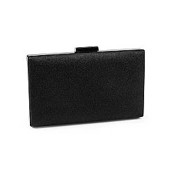 Clutch purse / evening bag - metallic - Black (1 Piece)