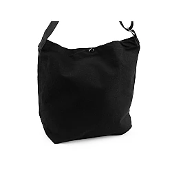 Cotton  tote bag for diy painting/decorating 36x45 cm - Black (1 Piece)