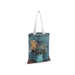 Cotton tote bag 33x41 cm - Sage green, dark (1 Piece)