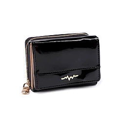 Ladies wallet 8x11 cm - Black (1 Piece)