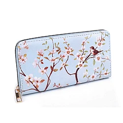 Ladies wallet 9.5x19 cm - Blue light (1 Piece)