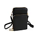 Crossbody bag with mobile phone pocket  11.5x18 cm - Grey-green (1 Piece)