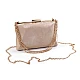 Clutch purse / evening bag - suede - Black (1 Piece)