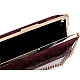 Clutch purse / evening bag - suede - Black (1 Piece)