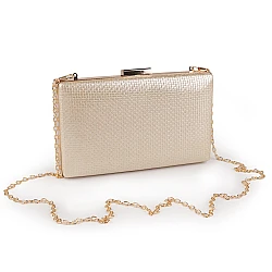 Clutch purse / evening bag - metallic - Gold lt. (1 Piece)