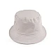 Cotton summer hat, unisex - White (1 Piece)