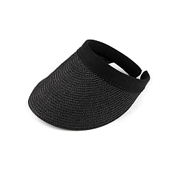 Women's summer visor - Black (1 Piece)