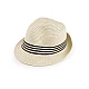 Children's summer hat / straw hat - Blue dark (1 Piece)