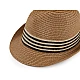Children's summer hat / straw hat - Blue dark (1 Piece)