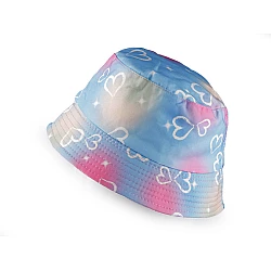 Girls summer hat, heart - Blue light (1 Piece)