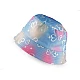 Girls summer hat, heart - Blue light (1 Piece)