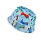 Boys summer hat, dinosaur - Azure blue (1 Piece)