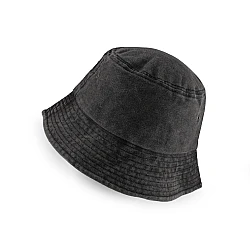 Unisex cotton summer hat - Black (1 Piece)