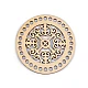 Lid for knitting / crochet, mandala ø15 cm - Natural light (1 Piece)