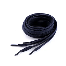 Cotton laces for shoes / sneakers / sweatshirts length 130 cm - Blue dark (10 Pieces)