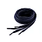 Cotton laces for shoes / sneakers / sweatshirts length 130 cm - Blue dark (10 Pieces)