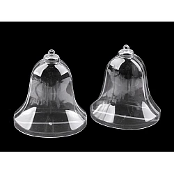 Two-part plastic box - bell, tree, drop, star - Transparent (12 Pieces)