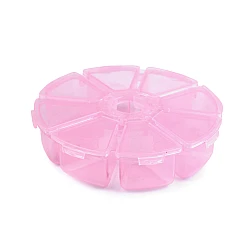 Plastic box / storage container ø10 cm - Light pink (1 Piece)