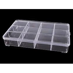 Plastic box / storage, 15x23x3,4 cm - Transparent (1 Piece)